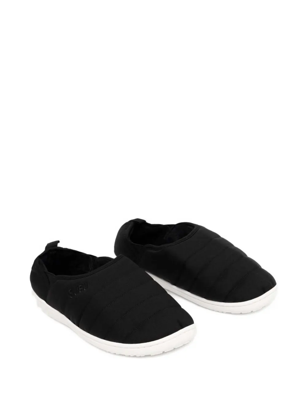 SUBU Gewatteerde slippers Zwart