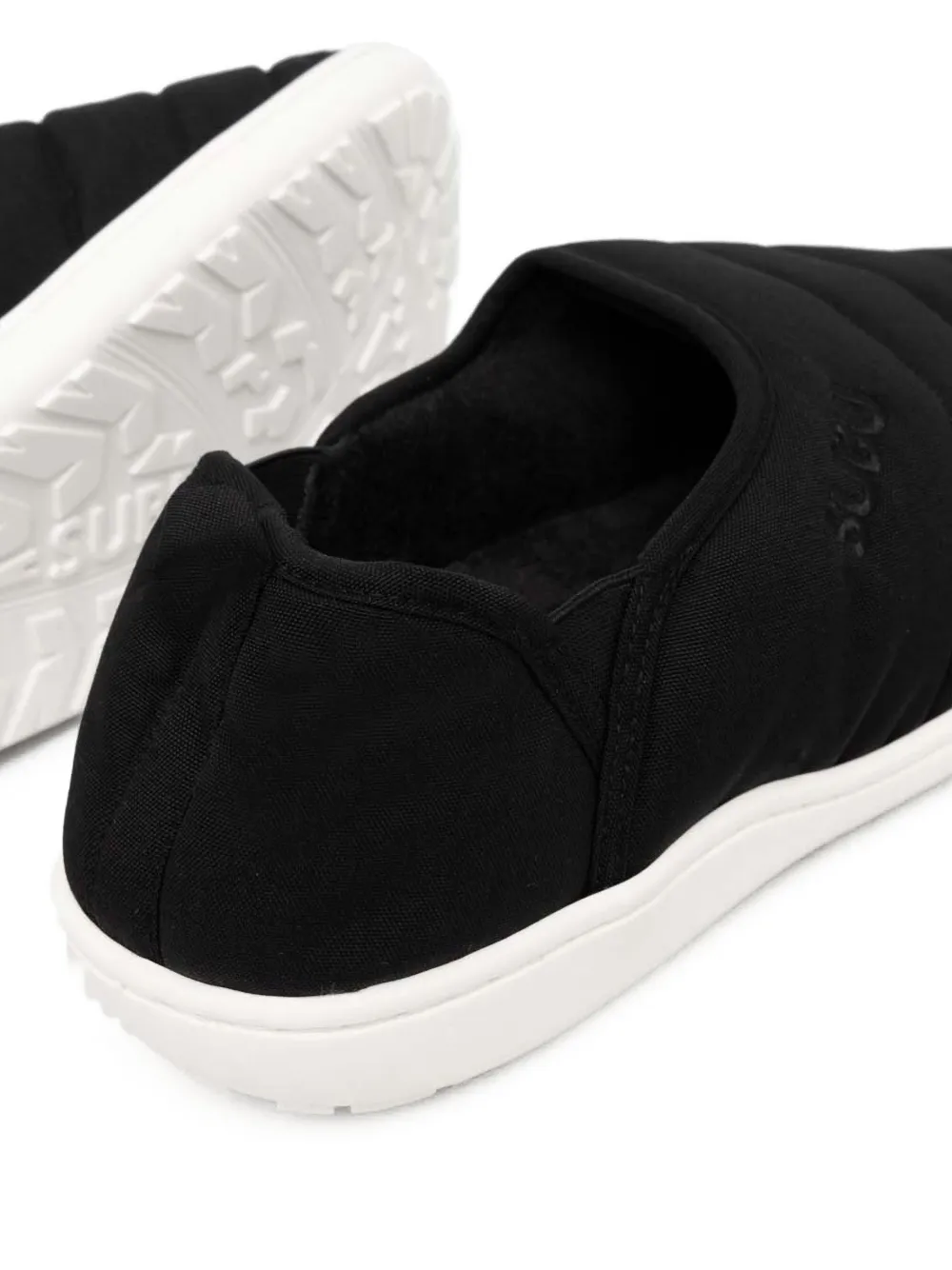 SUBU Gewatteerde slippers Zwart