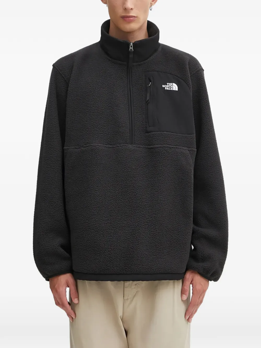 The North Face zip pocket sweatshirt - Nero