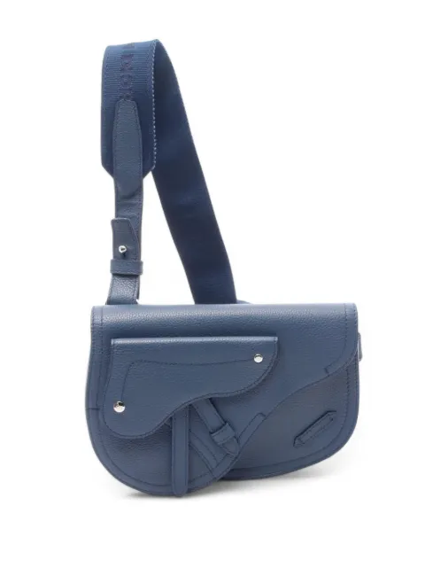Christian Dior Pre-Owned 2019 Grained Calfskin Saddle Pouch crossbody bag