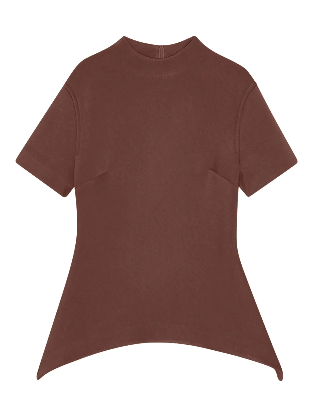 REMAIN Scuba short-sleeve top | Brown | Image 1