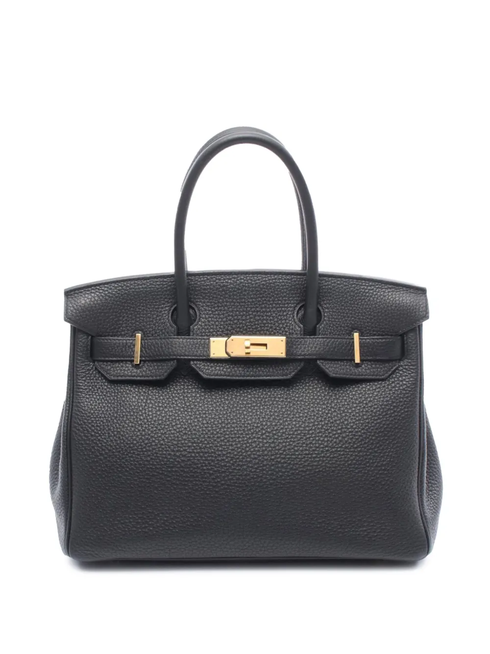 Hermès Pre-Owned 2019 Togo Birkin Retourne 30 handbag | Black | Image 1