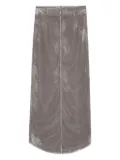 REMAIN asymmetric midi skirt - Grey