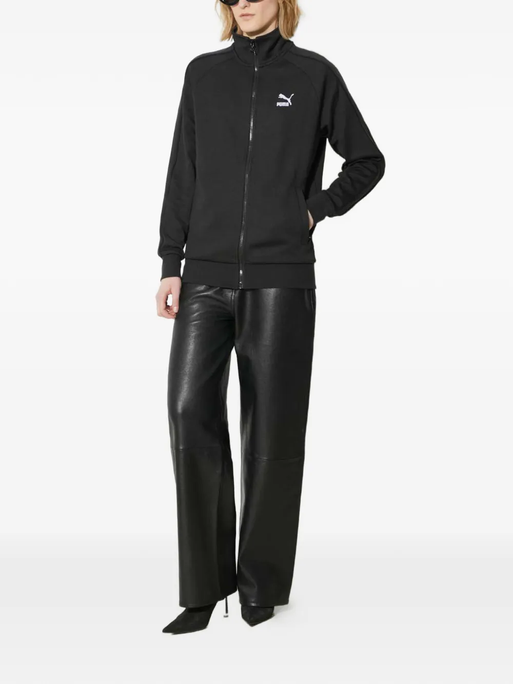 PUMA T7 trainingsjack Zwart