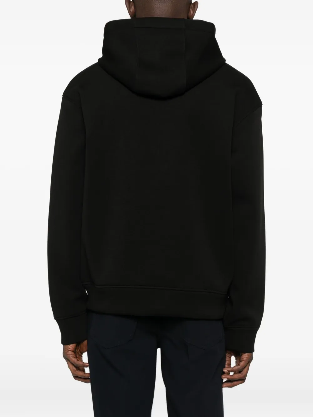 Emporio Armani Hoodie met rits Zwart