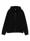 Emporio Armani zip-up hoodie - Black