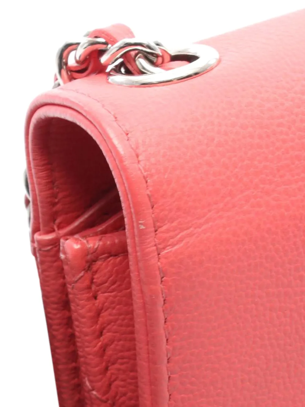 CHANEL Pre-Owned 2019 CC Quilted Caviar Phone Holder with Chain crossbody bag | Pre-Owned | Image 2