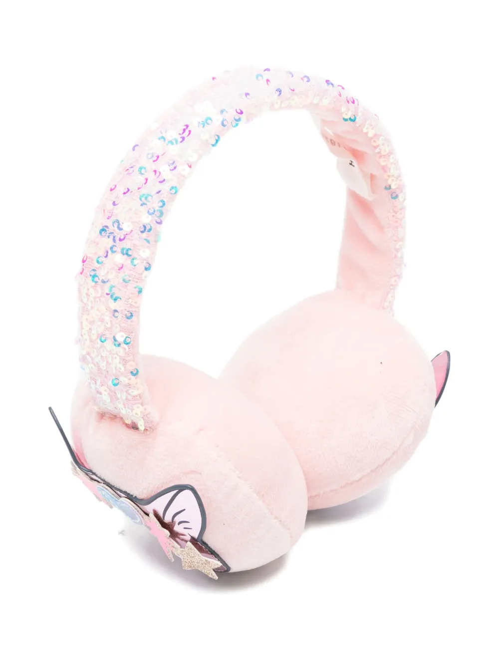 Billieblush Sequin-embellished Earmuffs In Pink