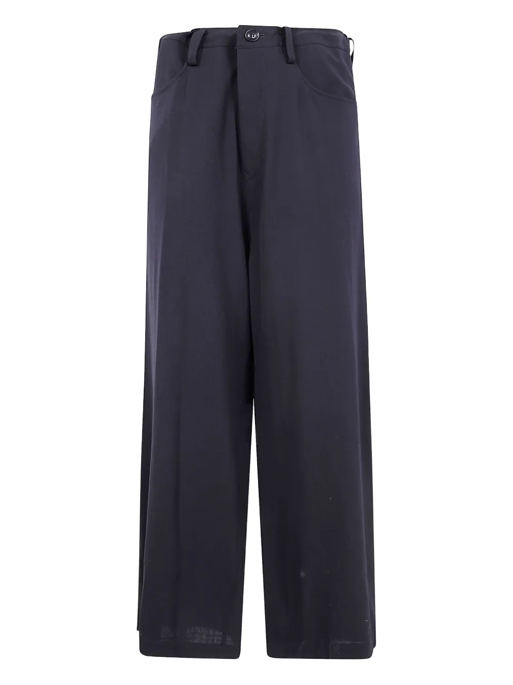 Y's Button-fastening Trousers In Blue