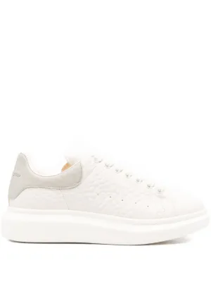 Alexander McQueen オーバーサイズ レザースニーカー | ホワイト