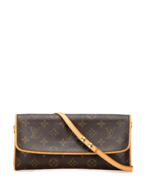 Louis Vuitton Pre-Owned bolsa crossbody Pochette Twin GM con monograma 2000