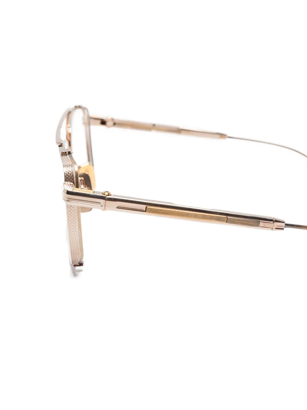 Dita Eyewear Bril met piloten montuur Goud