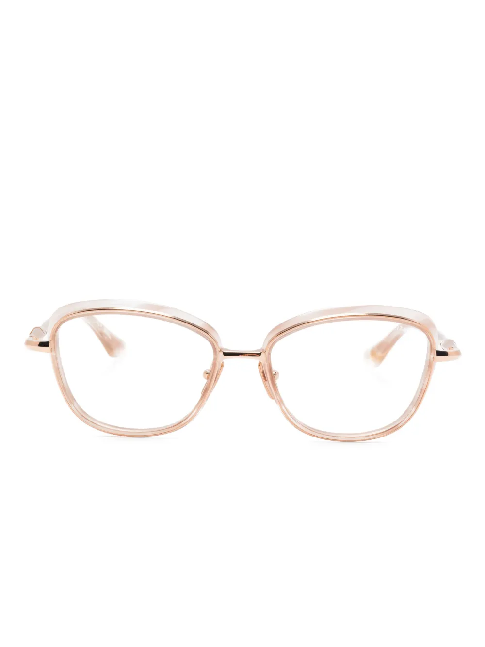 Dita Eyewear lentes con armazón geométrica | rosado | Image 1