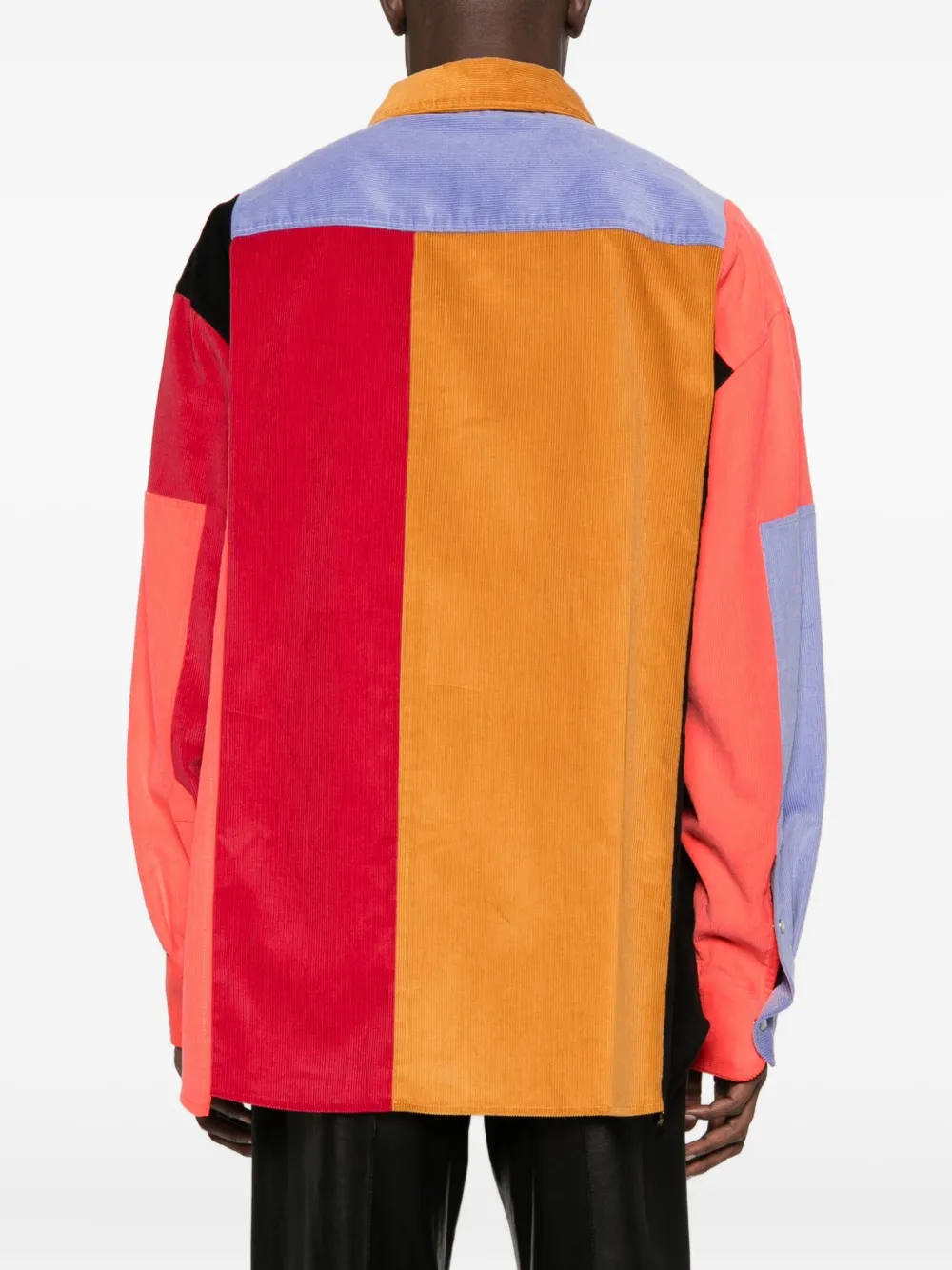 Martine Rose Overhemd met vlakken Rood