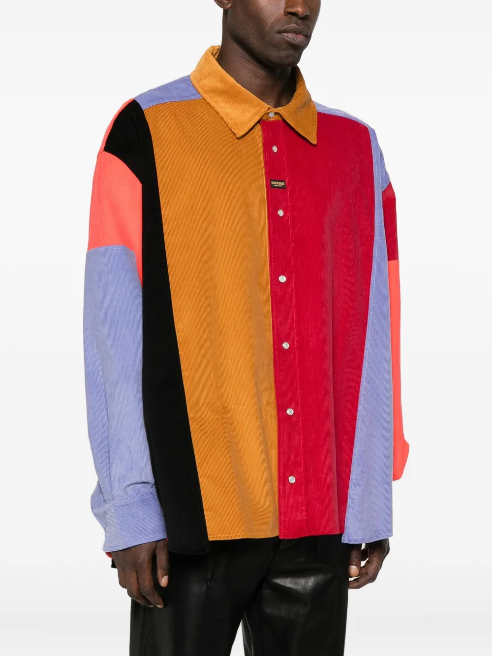 Martine Rose Overhemd met vlakken Rood