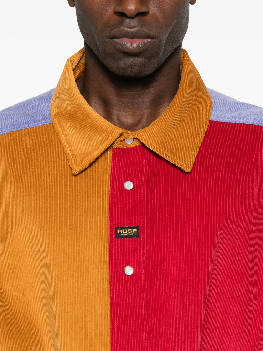 Martine Rose Overhemd met vlakken Rood