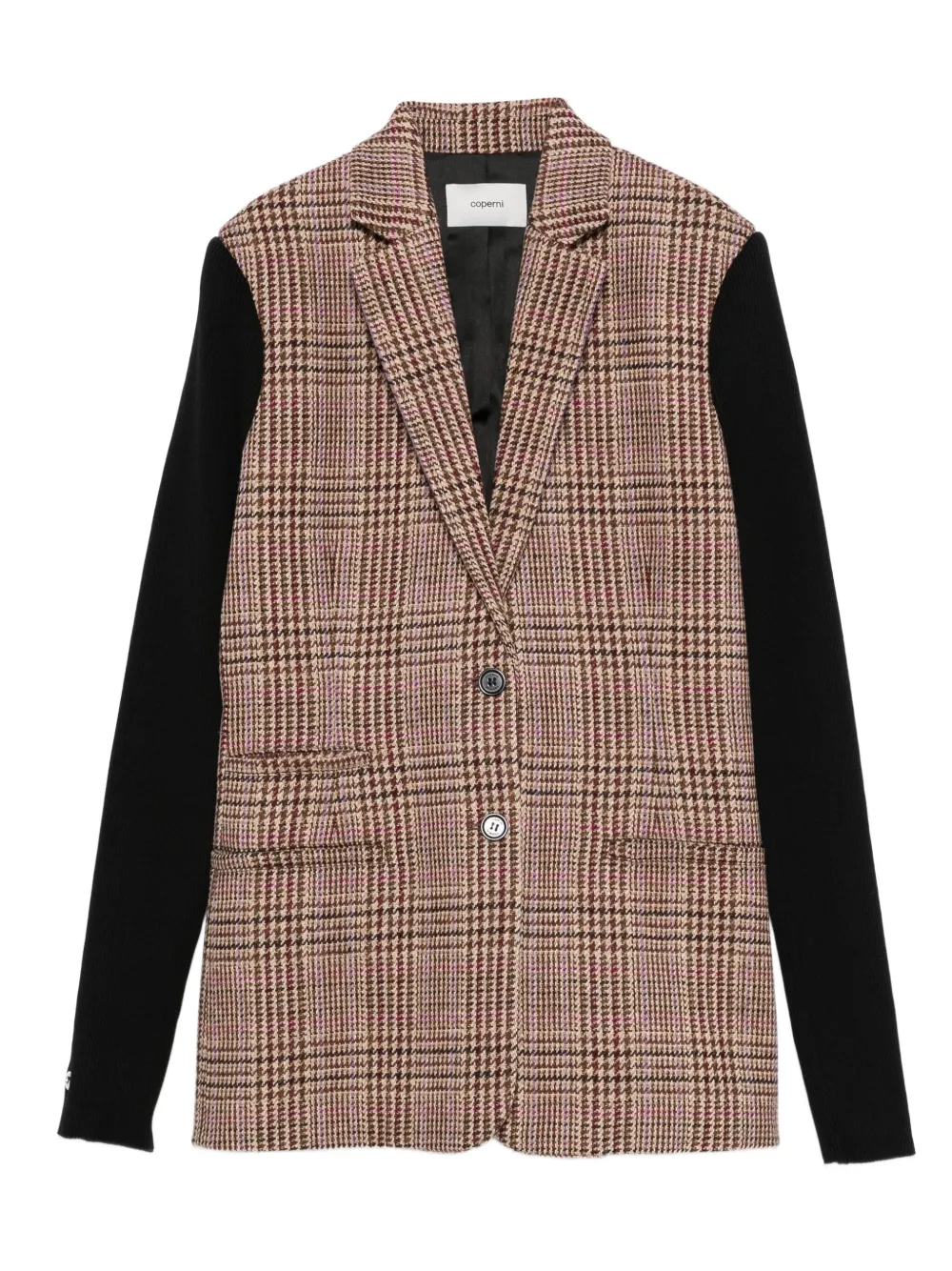 Coperni check-panel jacket | Brown | Image 1
