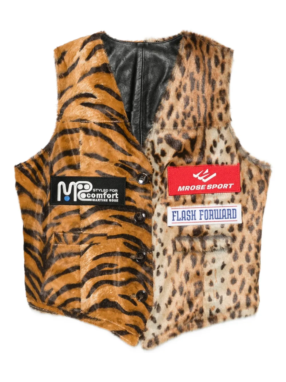 Martine Rose reversible waistcoat - Brown