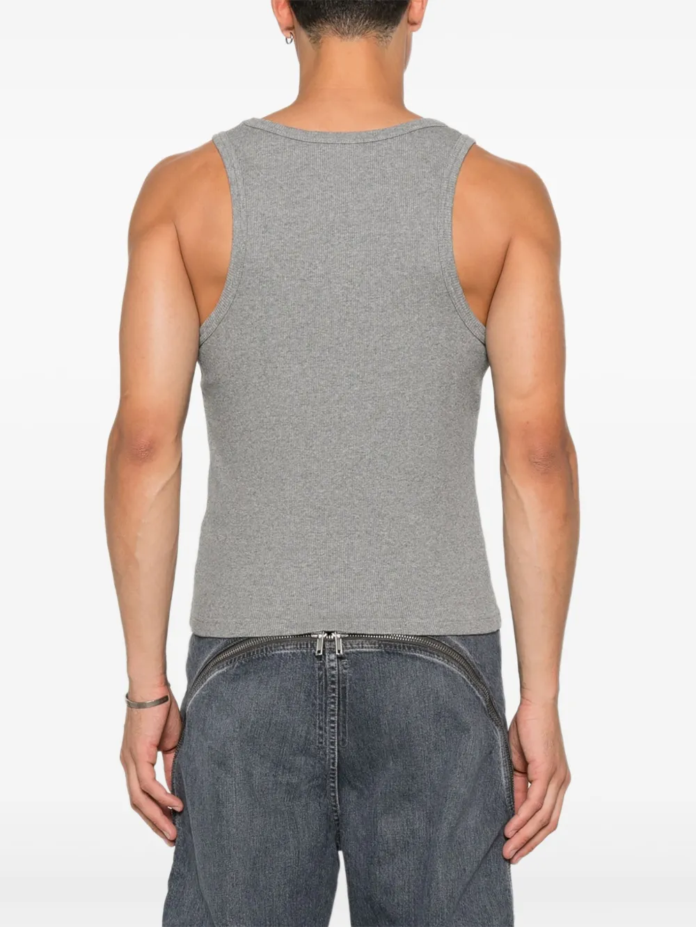 Charles Jeffrey Loverboy Tanktop met geborduurd logo Grijs