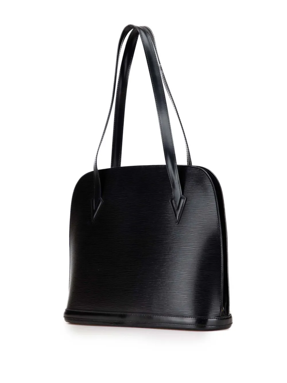 Pre-owned Louis Vuitton 1996 Epi Lussac Shoulder Bag In Black