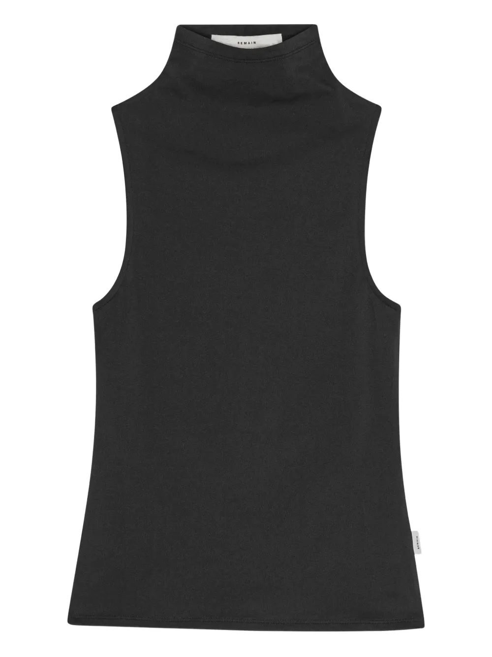 REMAIN high-neck sleeveless T-shirt | Black | Image 1