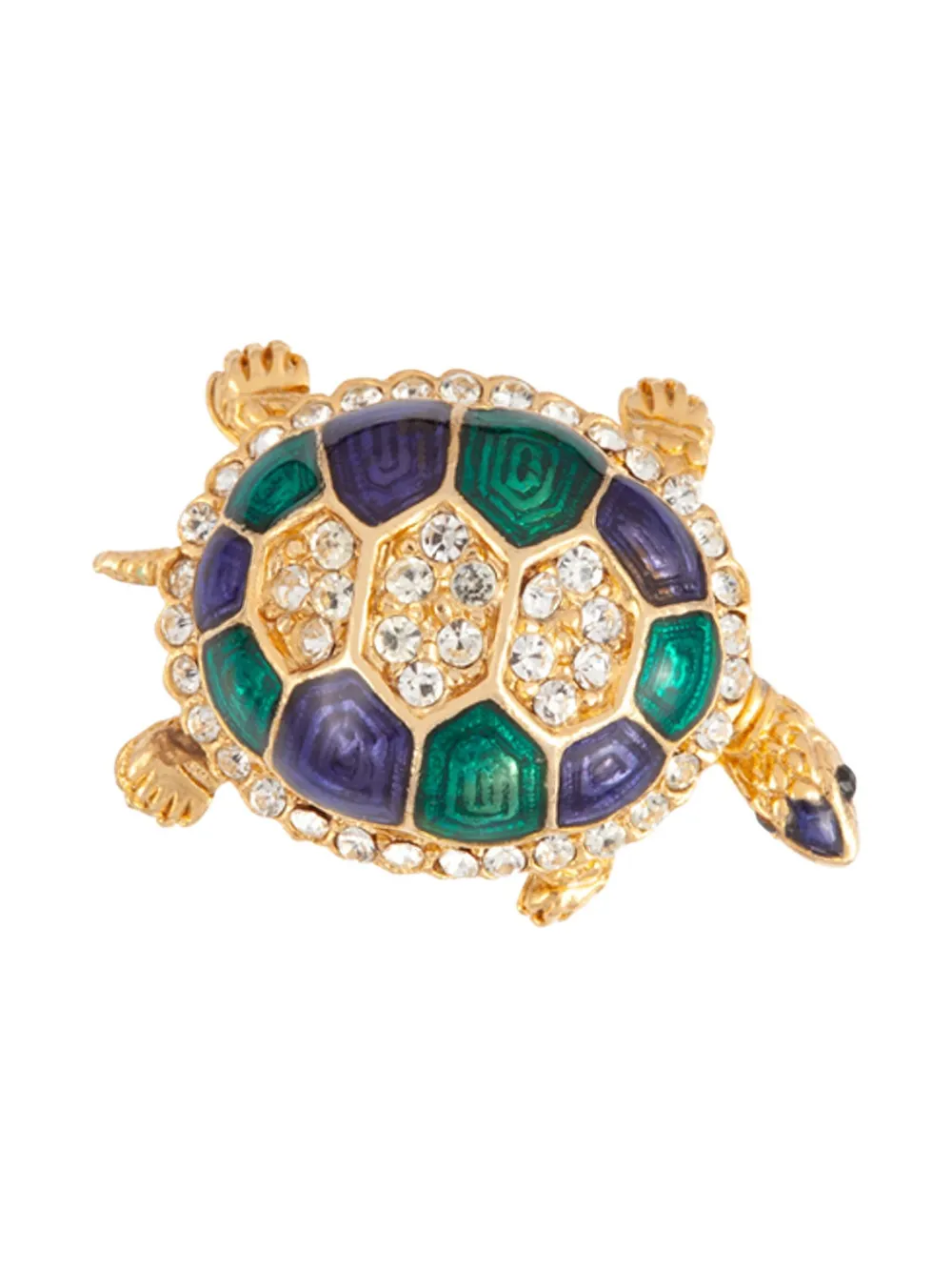 Susan Caplan Vintage 1980s turtle brooch | Image 2