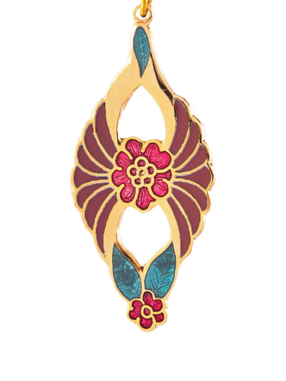 Susan Caplan Vintage 1980s Cloisonné post earrings | Image 2