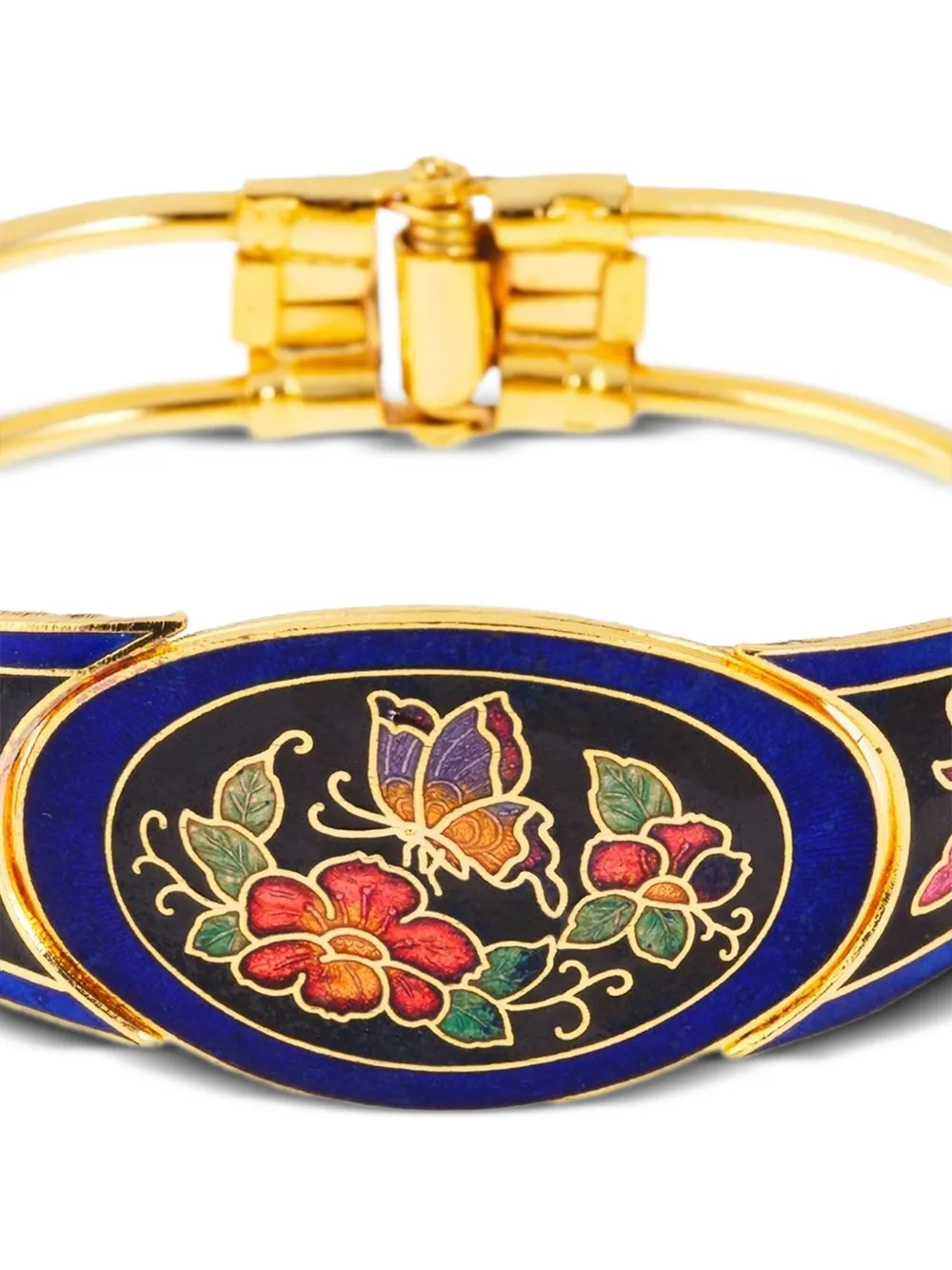 Susan Caplan Vintage 1980s Cloisonné bangle bracelet | Image 2