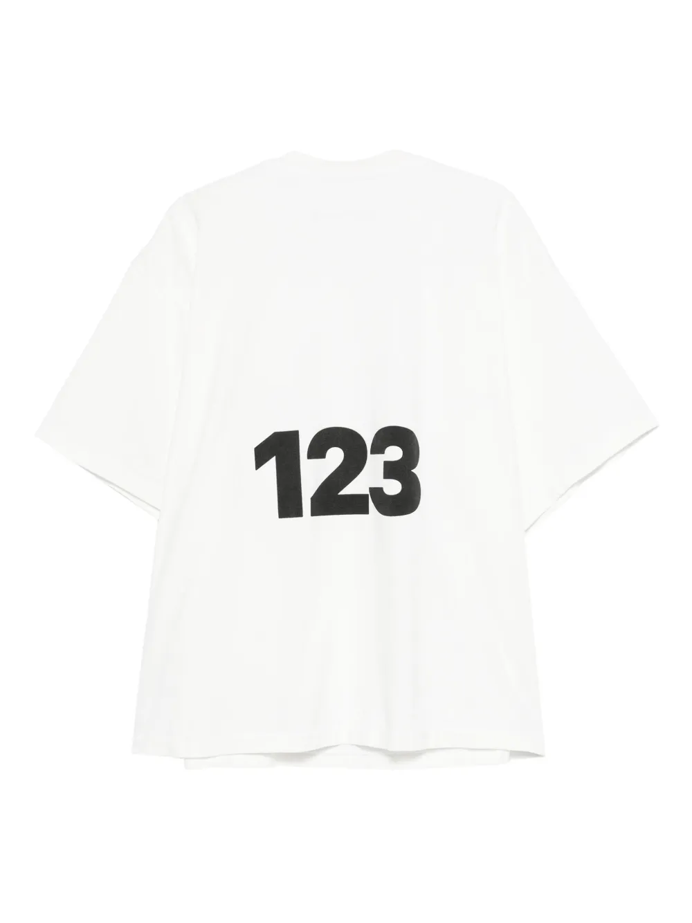 RRR123 graphic T-shirt - Wit