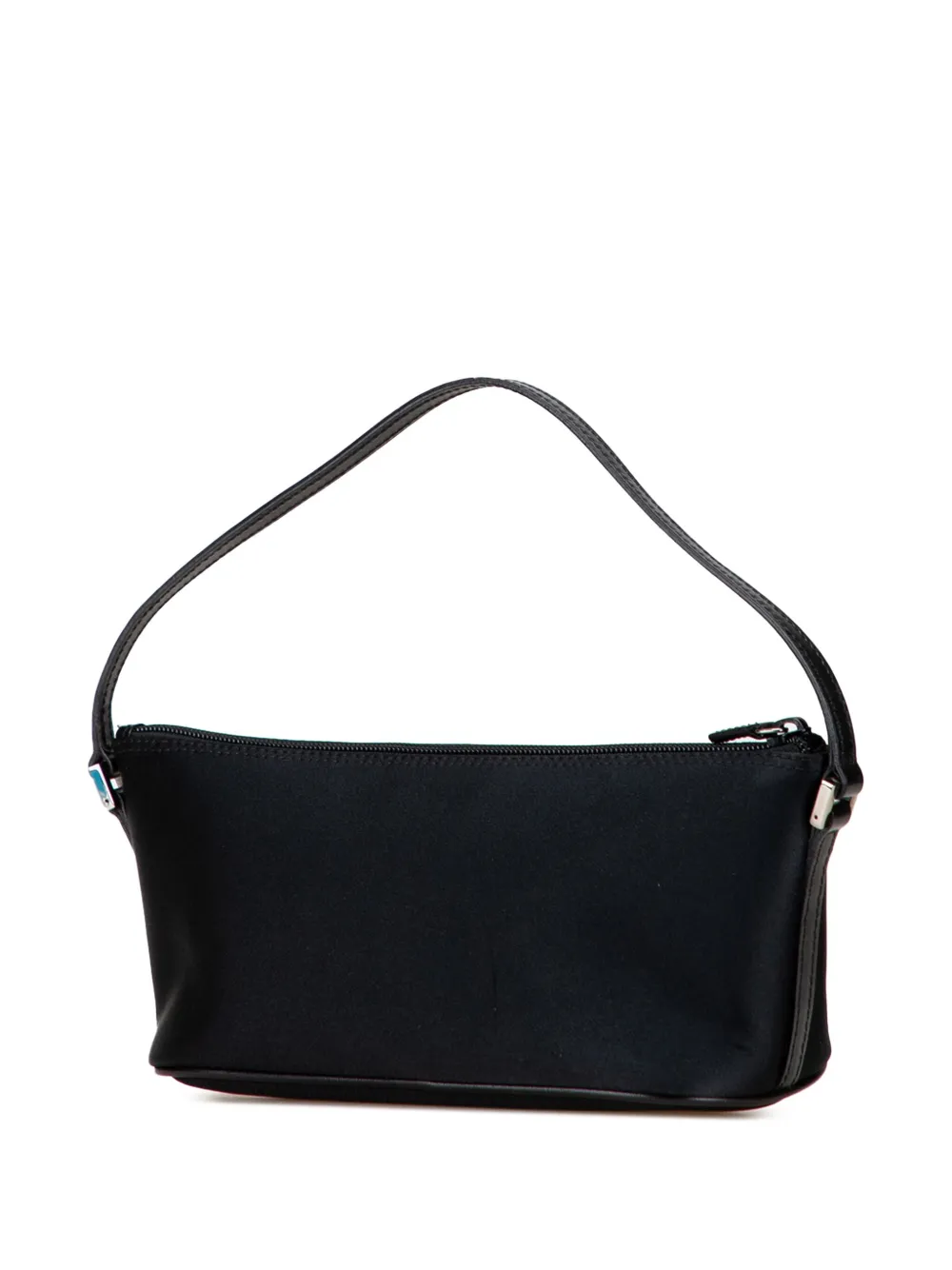 Pre-owned Gucci 2000-2015 Nylon Boat Shoulder Bag In Black