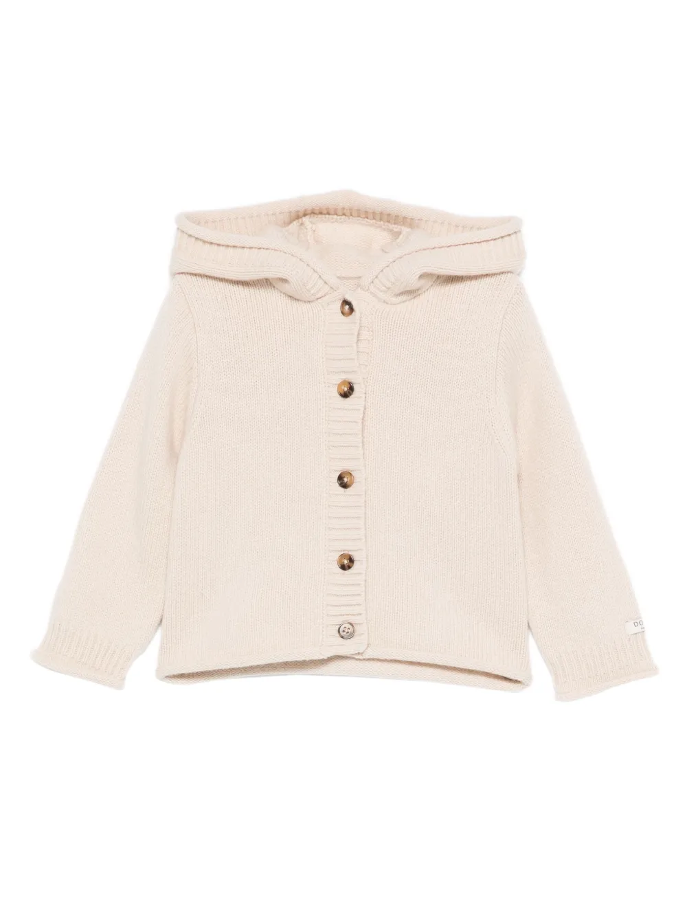 Donsje hooded button cardigan | Neutrals | Image 1