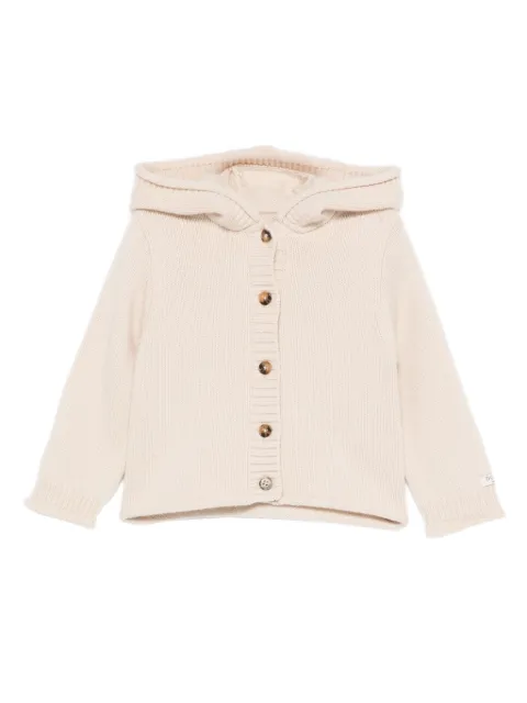 Donsje hooded button cardigan