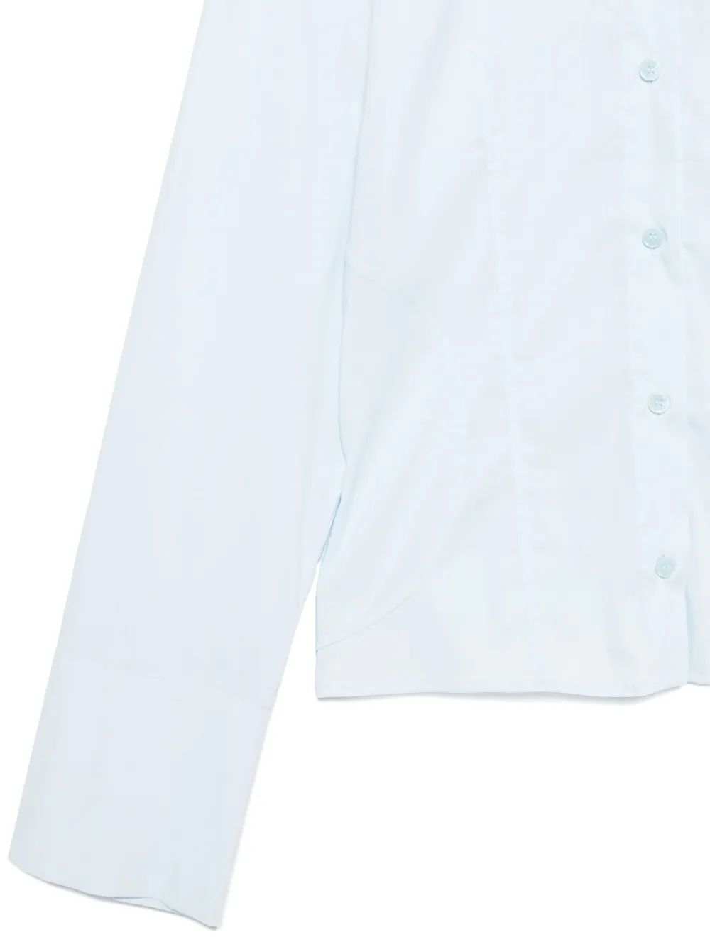 Patrizia Pepe Blouse met lange mouwen Blauw