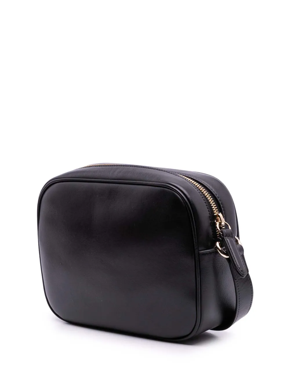 Pre-owned Gucci 2016-2025 Small Leather Blondie Crossbody Bag In Black