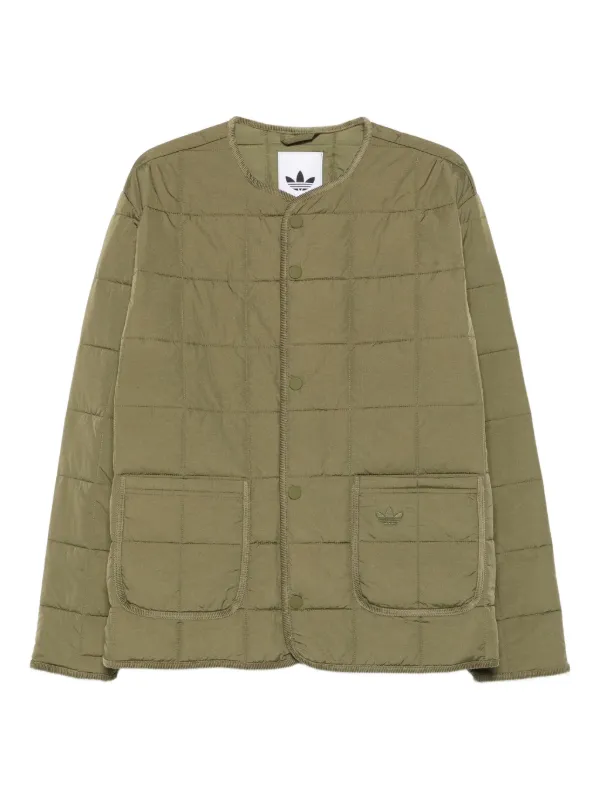 Adidas キルティング ジャケット | グリーン | FARFETCH JP