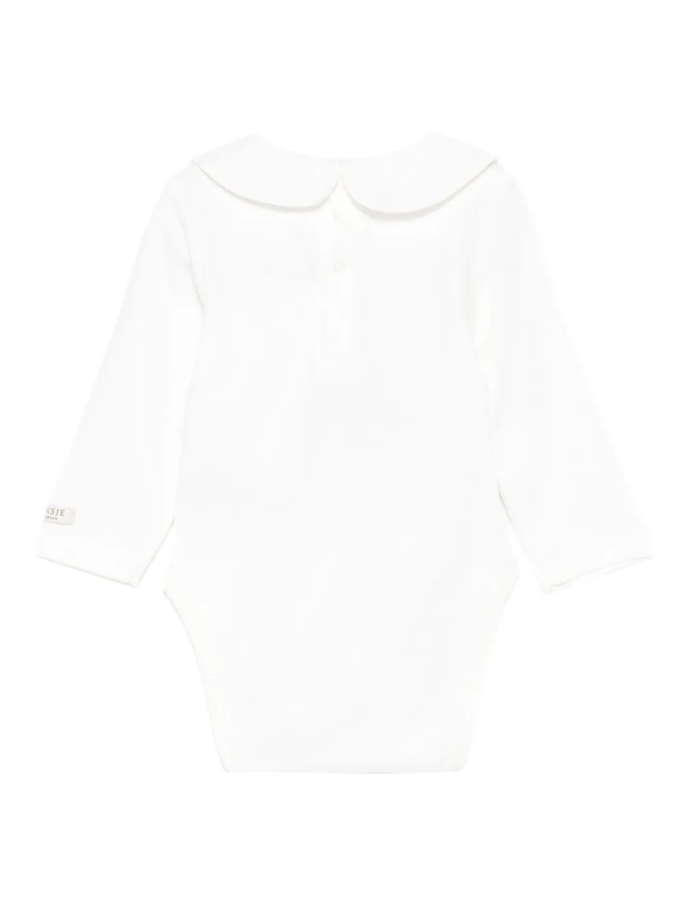 Donsje koala-embroidered peter-pan-collar bodysuit - Beige