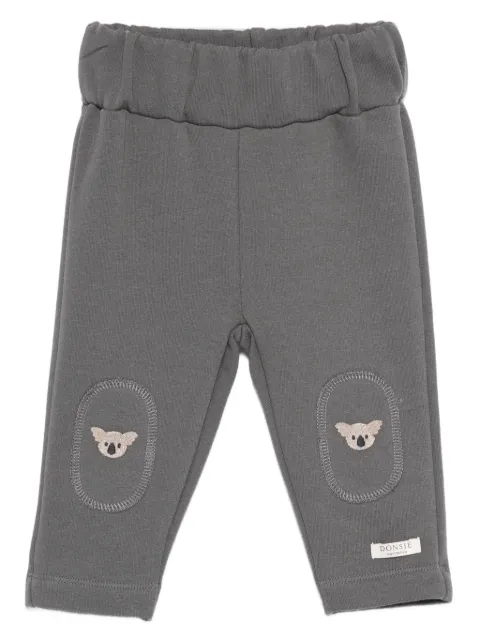 Donsje koala-embroidered trousers