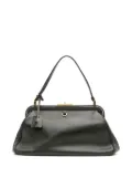 Prada Pre-Owned 2000-2025 Goatskin Top Lock Frame handbag - Grey