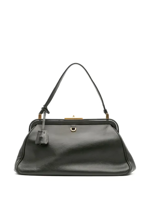 Prada Pre-Owned 2000-2025 Goatskin Top Lock Frame handbag