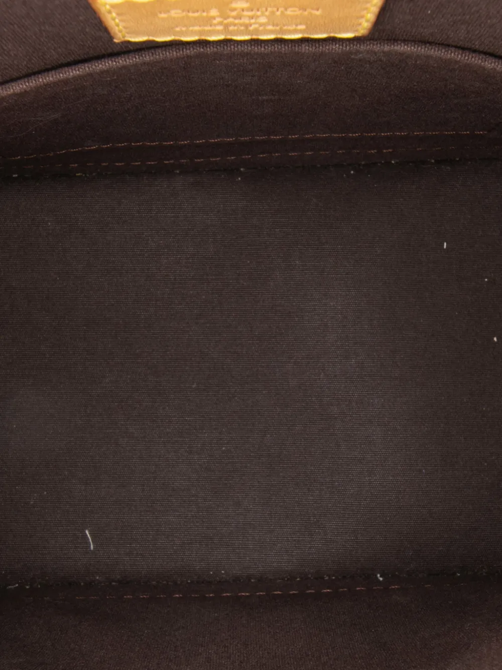 Pre-owned Louis Vuitton 2012 Monogram Vernis Alma Bb Satchel In Purple