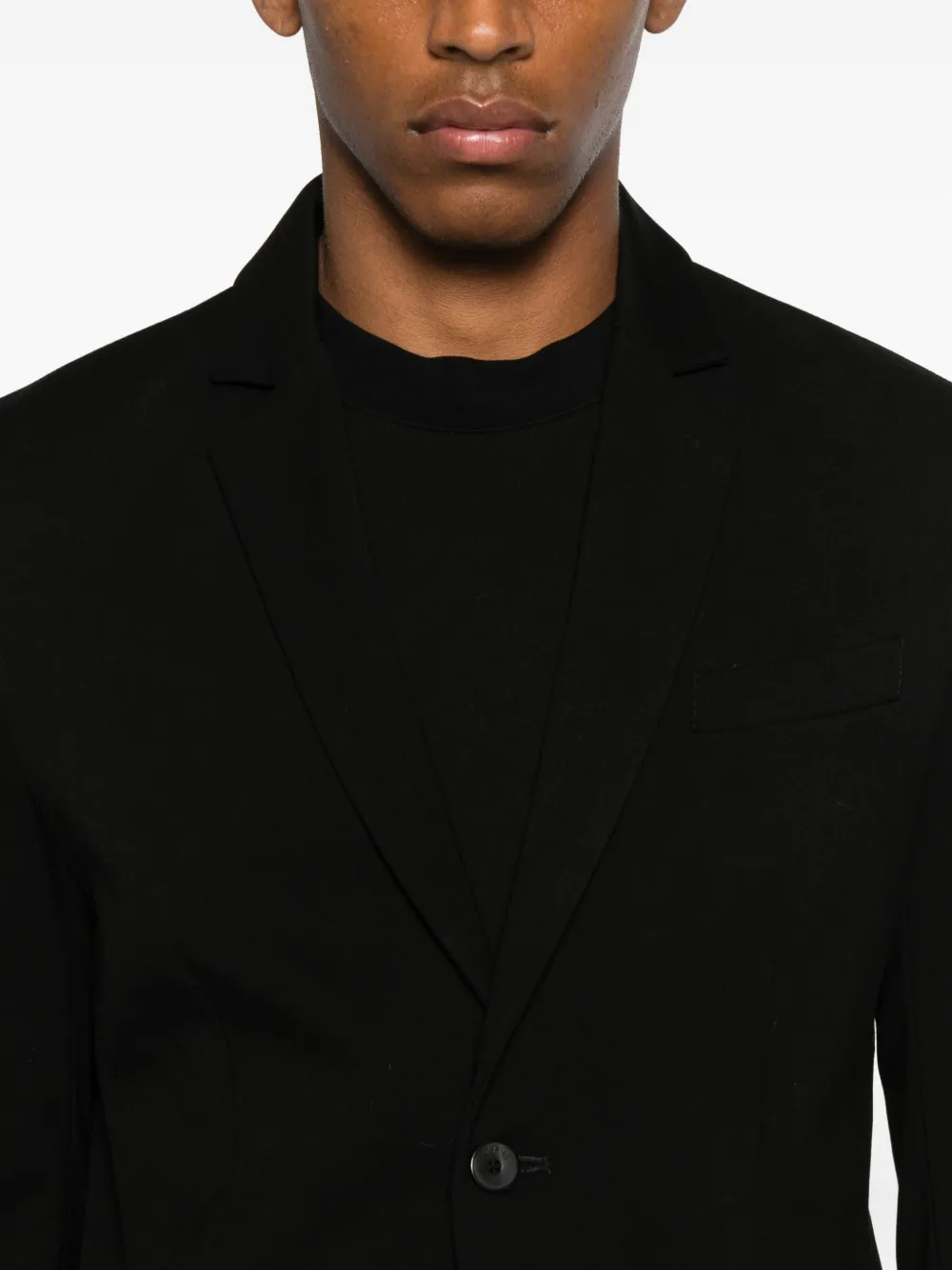 Imperial Single-breasted Blazer In Black