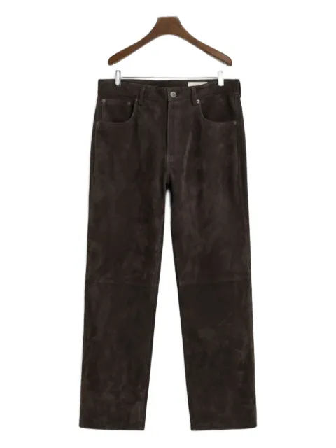 GANT 240 Mulberry Street suede trousers