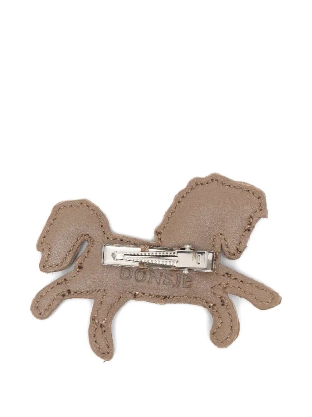 Donsje horse-motif leather hair clip | Hair Clips | Image 2
