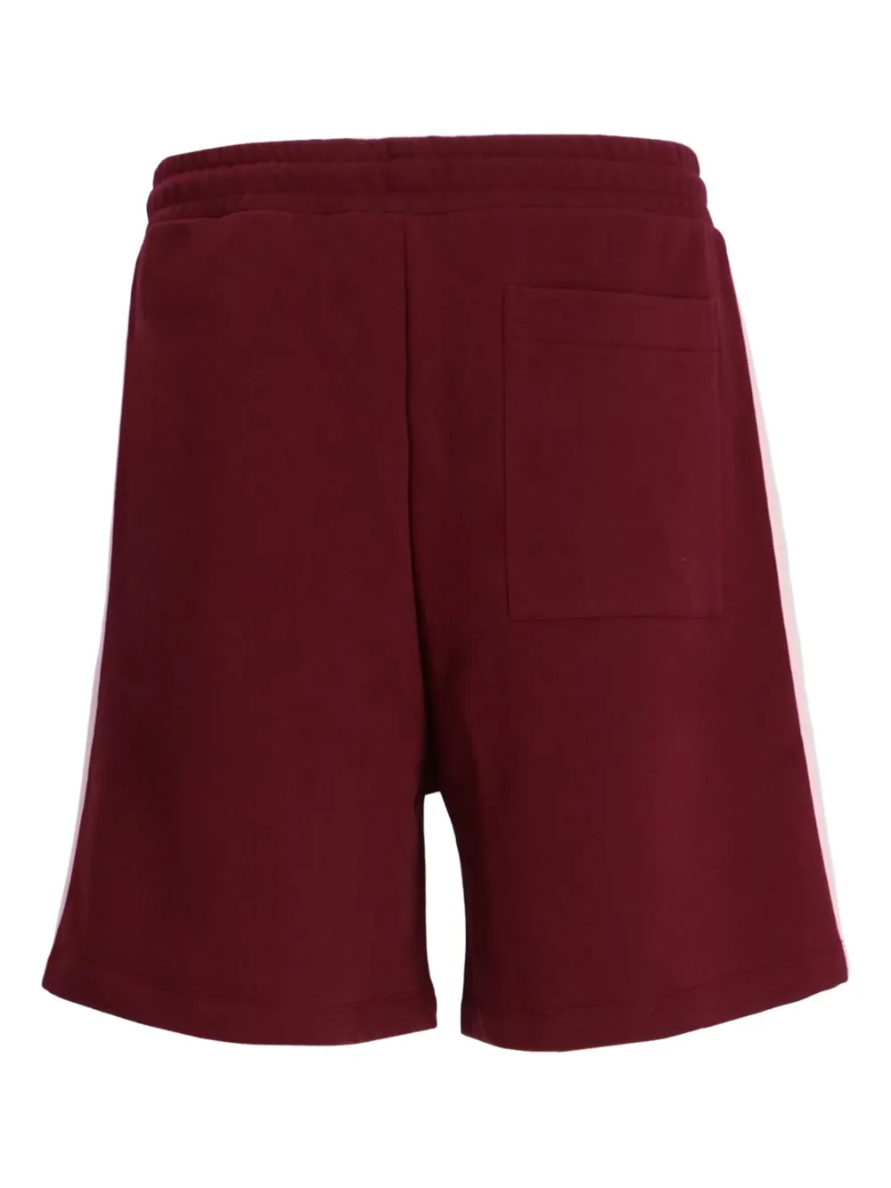 Drôle De Monsieur Trainingsshorts met zijstreep Rood