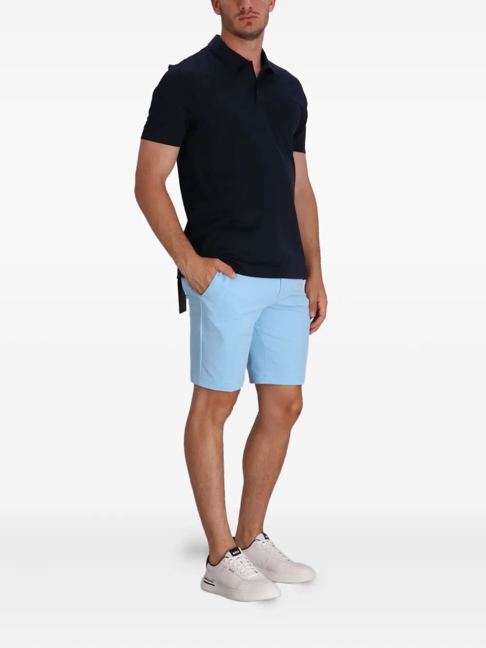 BOSS Poloshirt met korte mouwen - Blauw