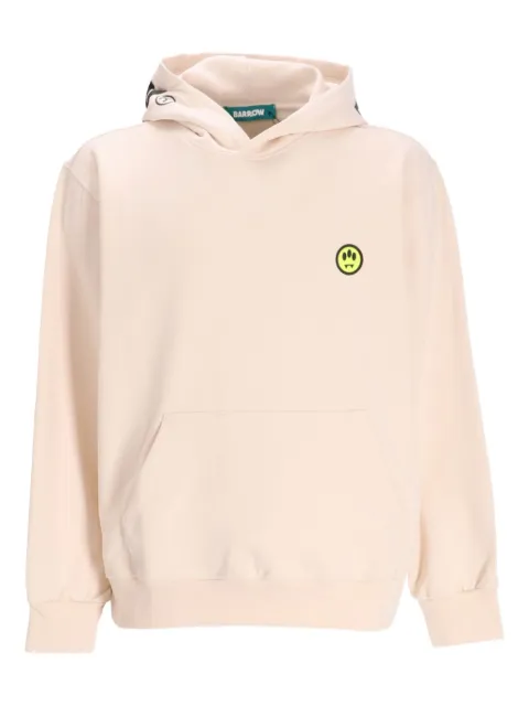 BARROW logo-print smiley-face hoodie