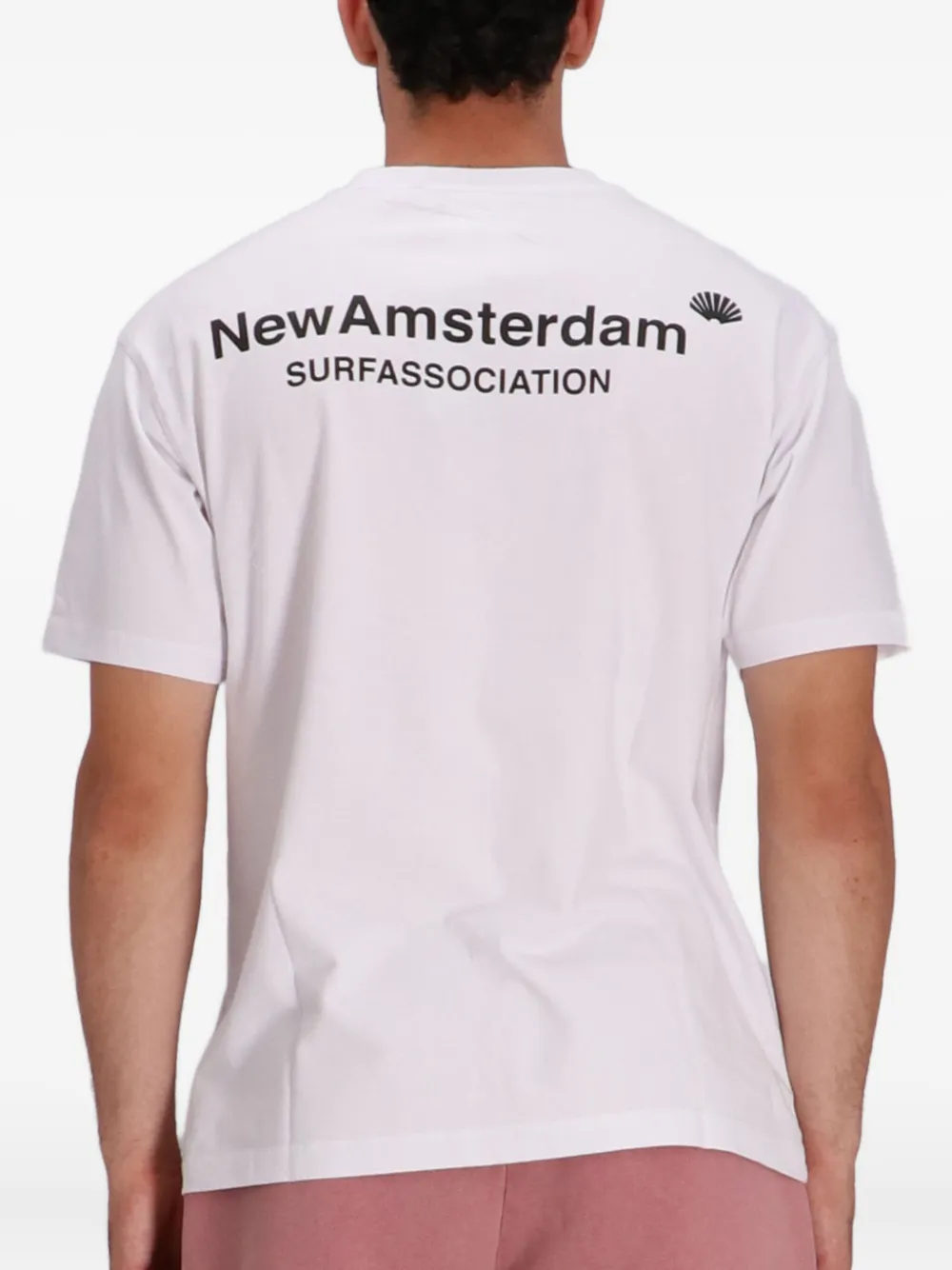 NEW AMSTERDAM T-shirt met logo Wit
