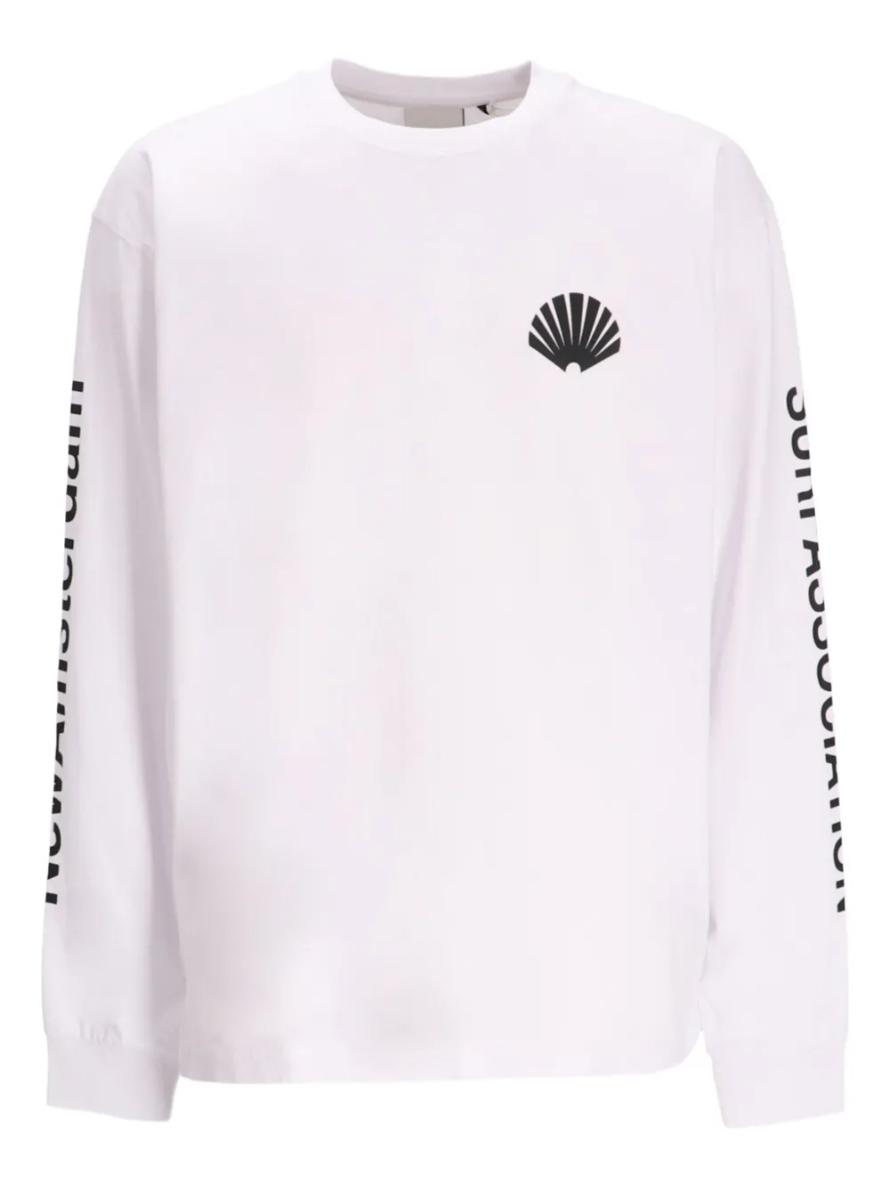 NEW AMSTERDAM shell-logo long-sleeve T-shirt | White | Image 1