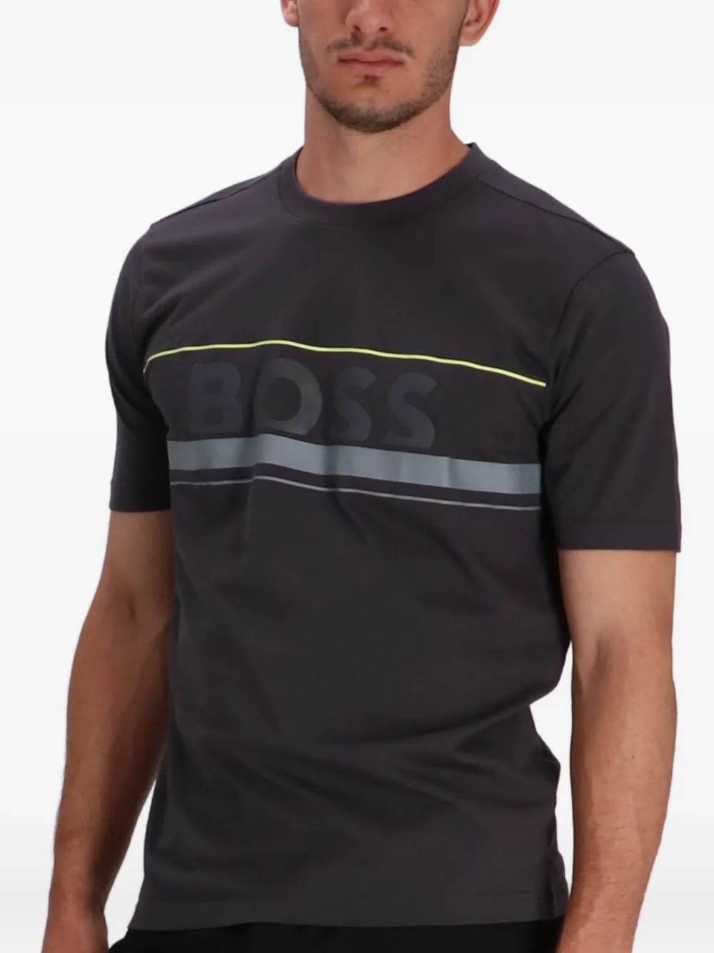 BOSS playera con franjas del logo | Playeras | Image 2
