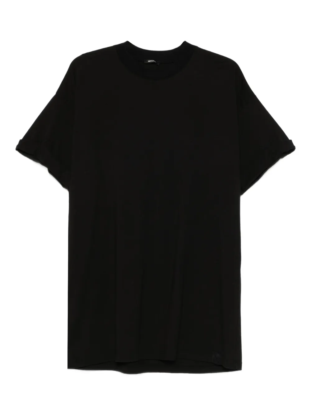 IMPERIAL rolled-sleeve cotton T-shirt | Black | Image 1